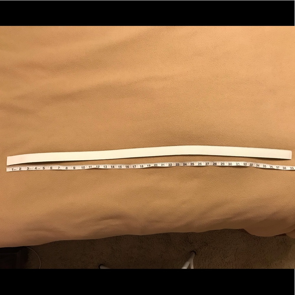 Anson white canvas belt strap, 1.25 inches